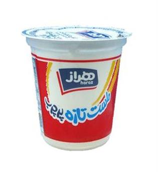 ماست پربیوتیک 450 گرمی پر چرب هراز
