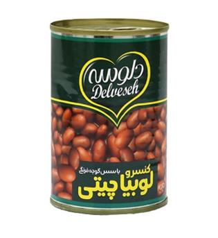 کنسرو لوبیا 400گرم دلوسه