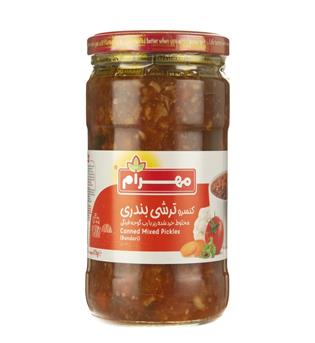 ترشی بندری 670 گرم شیشه ای مهرام