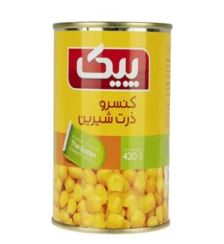 کنسرو ذرت 425 گرمی پیک
