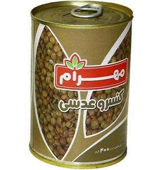 کنسرو عدسی ایزی اوپن 400 گرم مهرام 