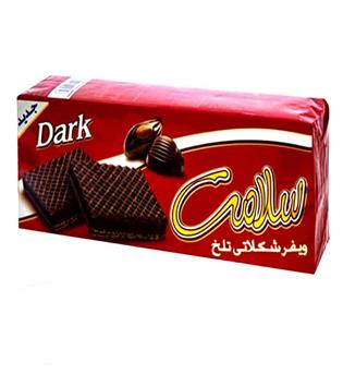 ویفر شکلات تلخ 180گرمی سلامت