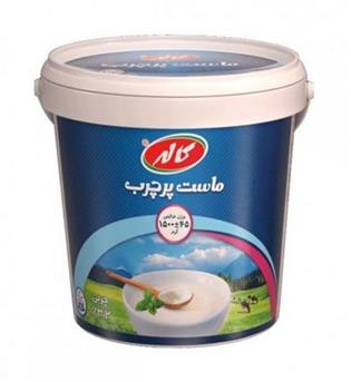 ماست تازه پرچرب 1.5کیلویی سطلی کاله