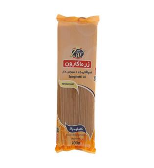 ماکارانی 1.5 رشته ای سبوس دار 700 گرمی زر
