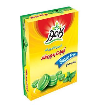 آبنبات بدون قند نعنایی کامور