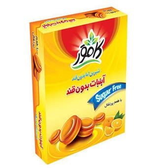 آبنبات بدون قند پرتقال کامور