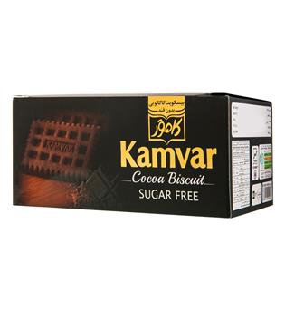 بیسکوییت کاکائو 360گرمی بدون قند کامور