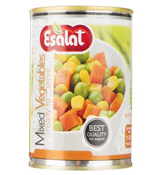 اصالت کنسرو مخلوط سبزیجات 