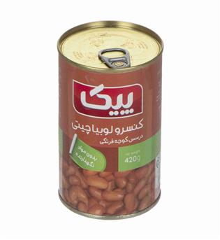 کنسرو لوبیا چیتی پیک 