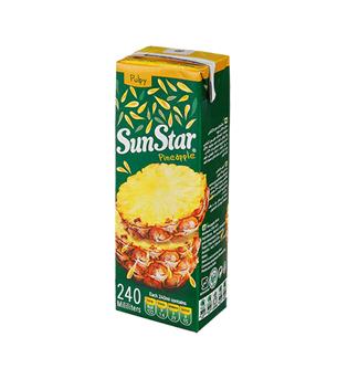 آبمیوه 240 میل پالپی آناناس سان استار
