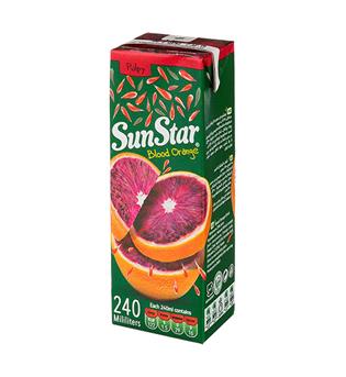 آبمیوه پرتقال توسرخ 240سان استار
