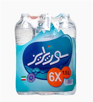 سورپرایز آبمعدنی 1.5 لیتری6 عددی