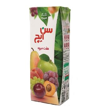 آبمیوه سن ایچ هفت میوه 200سی سی پاکتی