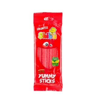 پاستیل لیکوریتیز توت فرنگی شکری 90 گرمی شیبا 