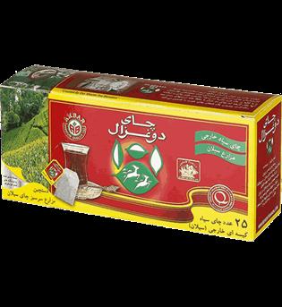 چای دوغزال تی بک لفاف دار ساده25عددی