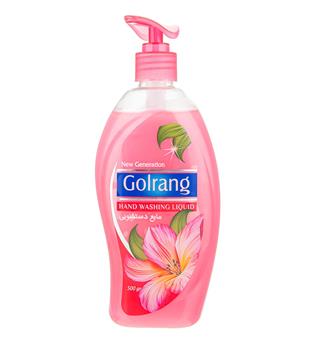 مایع دستشویی 2 صورتی 500 گرمی گلرنگ