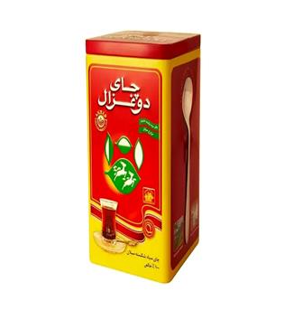 دوغزال چای 400گرمی قوطی ساده اصل