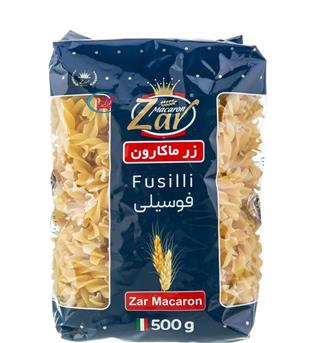 ماکارونی فرمی فوسیلی 500 گرمی زر