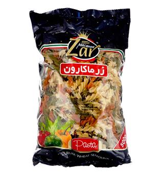 ماکارونی فرمی فوسیلی سبزیجات 500 گرمی زر