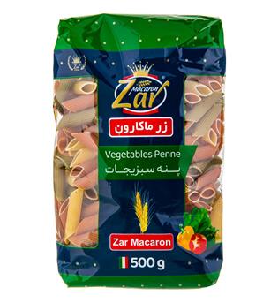 زر ماکارون فرمی پنه ریگاته سبزیجات 500 گرمی