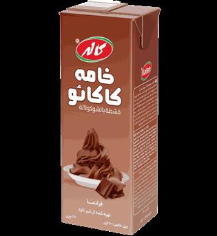 خامه کاکائو 200سی سی پاکتی کاله