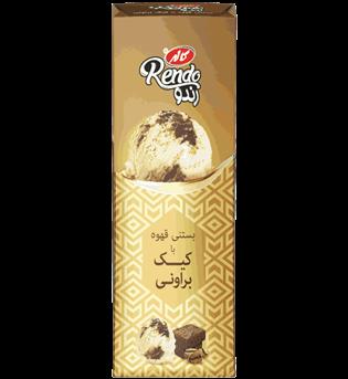 بستنی پاکتی یک لیتری پذیرایی قهوه با کیک کاله