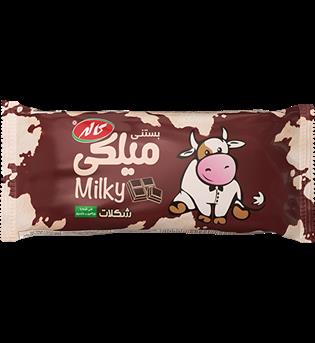 بستنی چوبی میلکی شکلاتی کاله