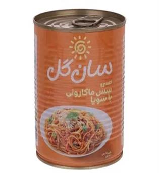 کنسرو مایه ماکارونی سان گل