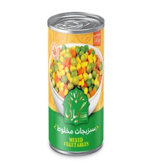 کنسرومخلوط سبزیجات 420گرمی گیلانی