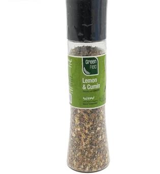 چاشنی لیمو زیره گریندردار 120گرمی گرین فیلد