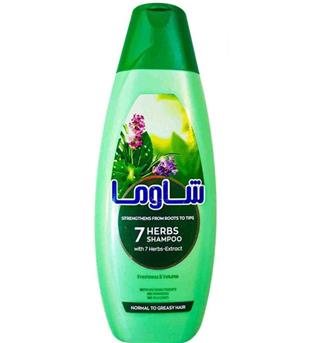 شاوما شامپو 7گیاه 400میل مو چرب