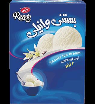 بستنی پاکتی 2لیتری وانیلی کاله