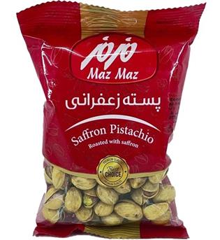پسته زعفرانی متوسط مزمز