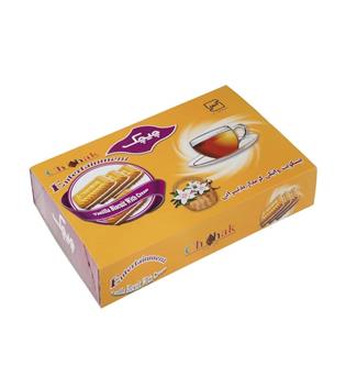 بیسکوییت پذیرایی کرمدار ساده چیچک