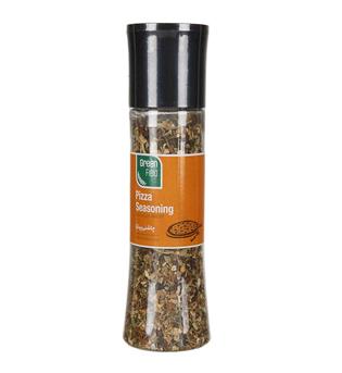 چاشنی پیتزا گریندردار 110گرمی گرین فیلد