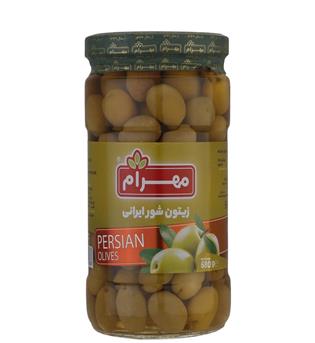 زیتون ویژه ایرانی 680 گرمی مهرام 