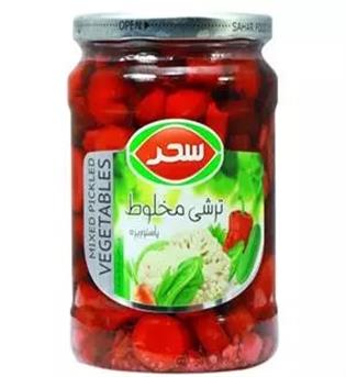 ترشی مخلوط بنفش 650گرمی سحر