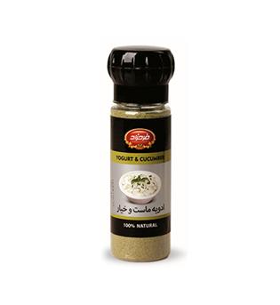 ادویه ماست وخیار قوطی فرحزاد 