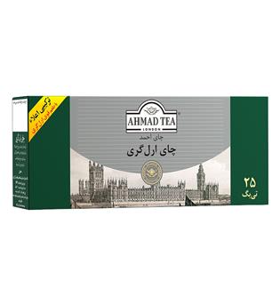 چای کیسه ای ارل گری 25 عددی احمد