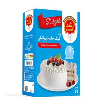 پودر کیک وانیل.خامه وانیل رشد