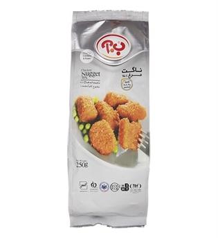 ناگت مرغ 250گرمی ب.آ