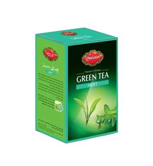 چای سبز نعناع100گرمی گلستان