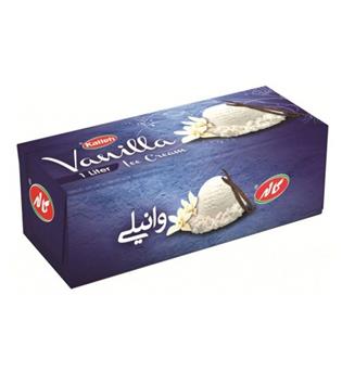 بستنی پاکتی یک لیتری طعم وانیلی کاله