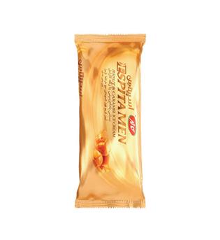 بستنی چوبی اسپیتامن کارامل با بادام زمینی کاله