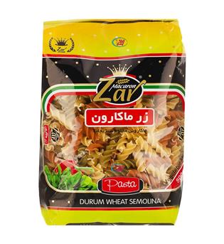 ماکارونی فرمی فوسیلی سبزیجات 500 گرمی زر
