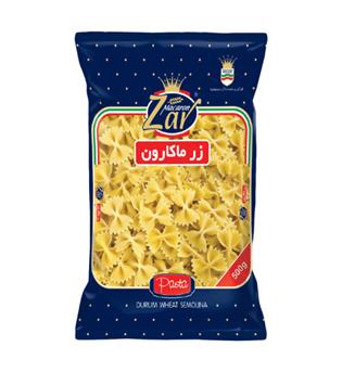 ماکارونی فرمی پروانه ای 500 گرمی زر