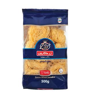 ماکارونی آشیانه ای سوپی 500 گرمی زر ماکارون