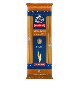 ماکارانی 1.5 رشته ای سبوس دار 700 گرمی زر