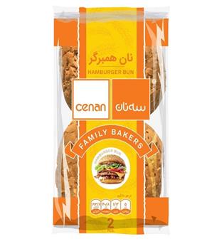 نان همبرگر 2 عددی سه نان