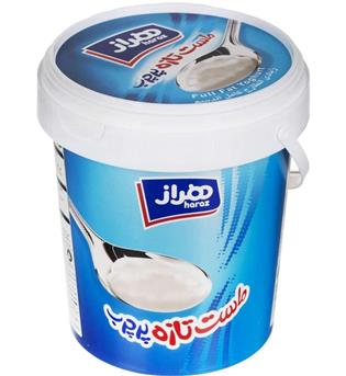 ماست سطلی پرچرب هراز